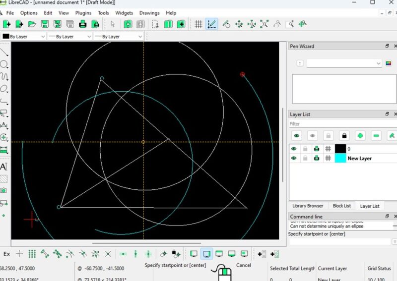 Showcasing layers in LibreCAD, one of the best alternatives to AutoCAD