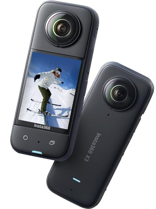 Insta360 X3 camera for action and vlogging.