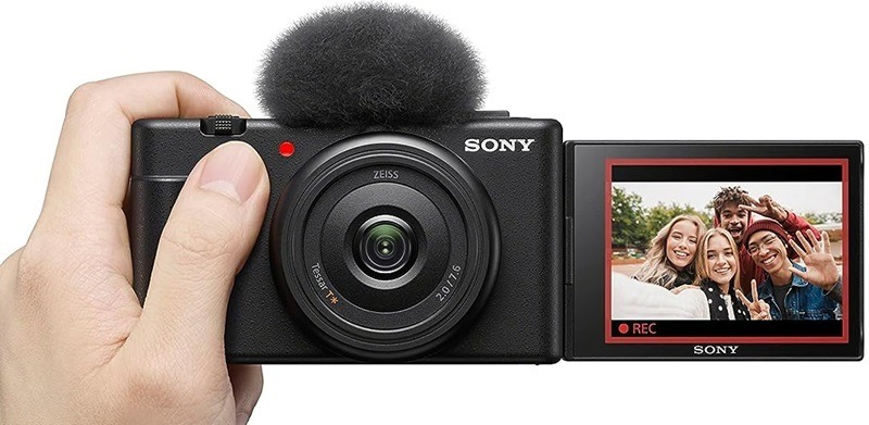 Sony's ZV-1F vlogging camera