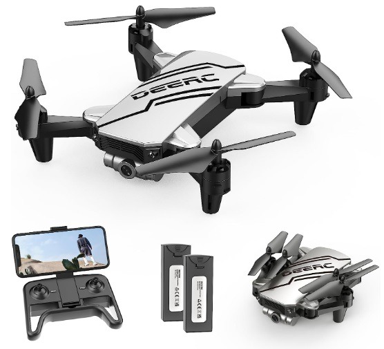 DEERC D20 Mini Drone with accessories