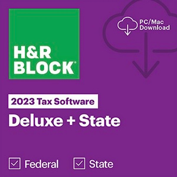 H R Block Tax Software Deluxe Pc Mac