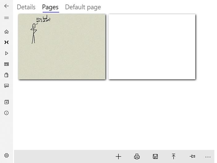 Sample of Journalist, one of the best journaling apps for Windows.